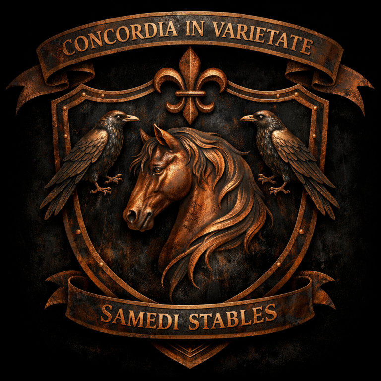 Samedi Stables Coat of Arms Samedi Stables Coat of Arms